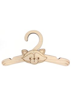 Wooden children's hangers - Raccoon