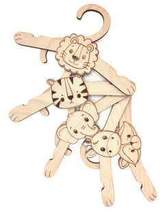 Wooden children's hangers - Giraffe