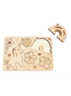   Mysli&Vlož mini – Fairy World – Small wooden shape sorter
