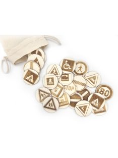 Wooden Memory Game - Road Signs