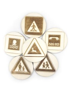 Wooden Memory Game - Road Signs