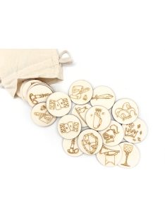 Wooden Memory Game - Castle Treasures