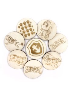 Wooden Memory Game - PAW Patrol