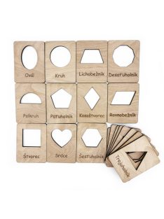 Wooden stencils – Geometric shapes