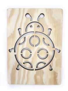   KresliSoMnou – Drawing Template – Bugs, Snails and Worms – Ladybug Variant 2