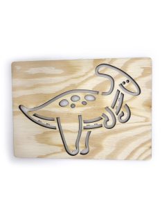   KresliSoMnou – Drawing Template – Dinosaurs – Parasaurolophus