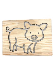 Drawing Template – Farm – Piglet Variant 2