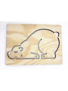   DrawWithMe – Drawing Stencil – Forest Animals – Polar bear