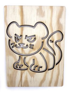 DrawWithMe – Drawing Stencil – Forest Animals – Puma