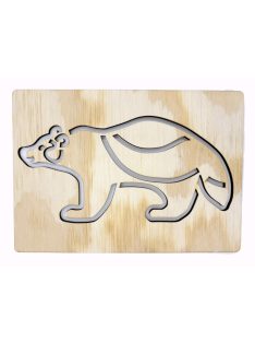   DrawWithMe – Drawing Stencil – Forest Animals – Wolverine