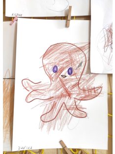 Ocean drawing template - Octopus