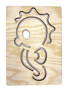 Ocean drawing template - Seahorse
