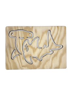 Ocean drawing template - Hammerhead shark