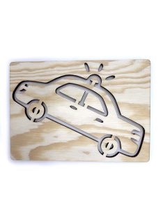 DrawWithMe – Drawing Stencil – Vehicles – Police Car