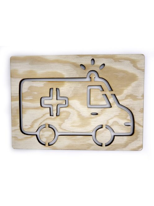 DrawWithMe – Drawing Stencil – Vehicles – Ambulance