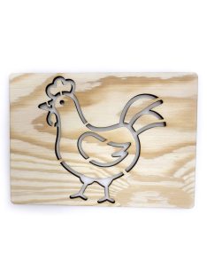 DrawWithMe - Drawing stencil - Birds - Rooster