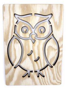 DrawWithMe - Drawing stencil - Forest animals - Owl