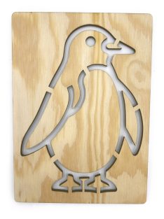 DrawWithMe - Drawing stencil - Birds - Penguin
