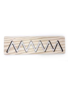 MIDI graphomotor templates (approx. 20 cm) - Sharp zig-zag