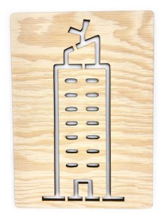 KresliSoMnou - Drawing template - Objects - Skyscraper