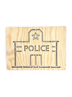 KresliSoMnou - Drawing template - Objects - Police station