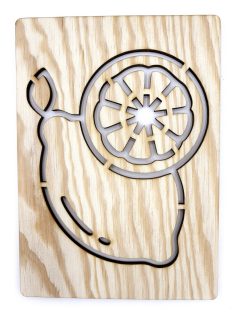   DrawWithMe – Drawing Stencil – Vegetables & Fruits – Lemon