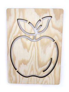  DrawWithMe – Drawing Stencil – Vegetables & Fruits – Apple