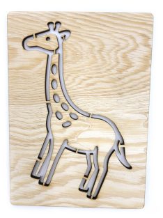 Safari drawing template - Giraffe