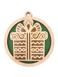 Wooden Christmas ornament with Christmas motif 6