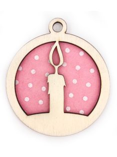 Wooden Christmas ornament with Christmas motif 10