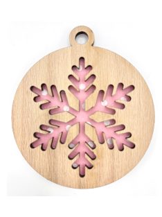 Wooden Christmas ornament with Christmas motif 14