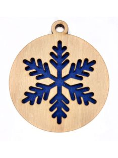 Wooden Christmas ornament with Christmas motif 14