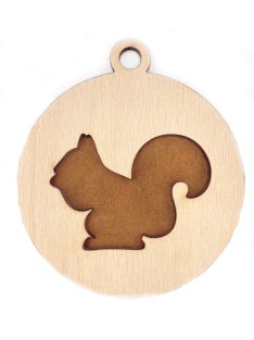 Wooden Christmas ornament with Christmas motif 15