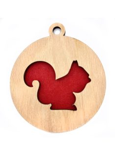 Wooden Christmas ornament with Christmas motif 15