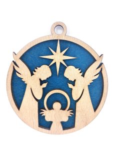 Wooden Christmas ornament with Christmas motif 16
