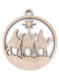 Wooden Christmas ornament Holy Night 1