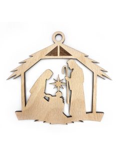 Wooden Christmas ornament Holy Night 10